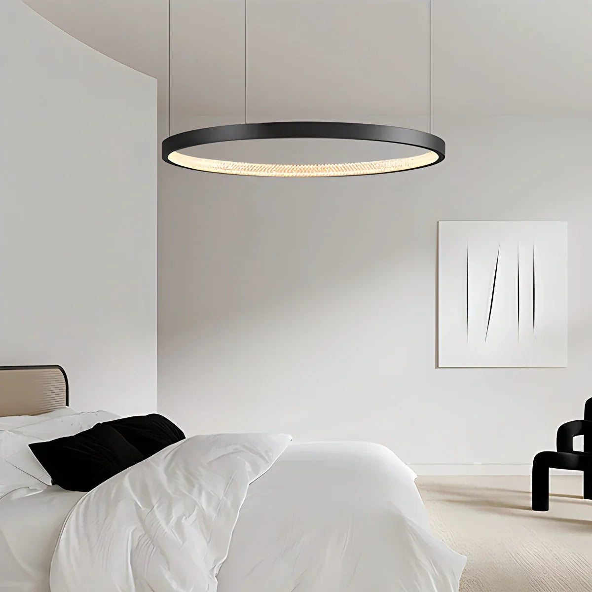 flairel Nordic Simple Ring Ceiling Chandelier