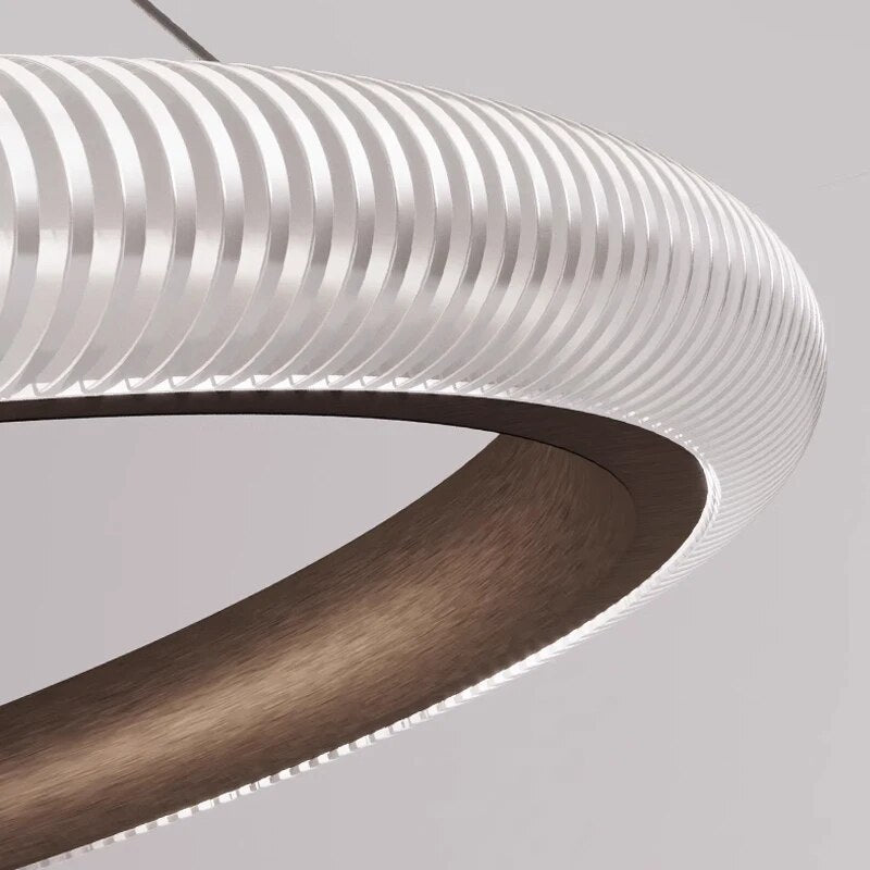 flairel Nordic Circular Chandelier for Living Room