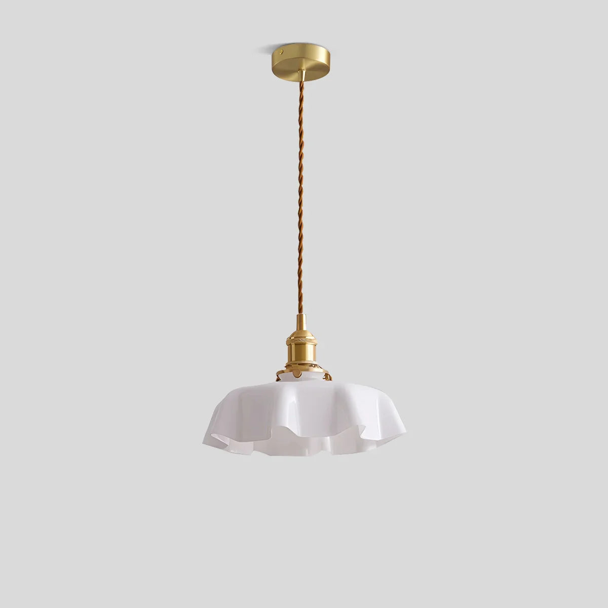 flairel Retro Coloured Glass Pendant Light for Kitchen