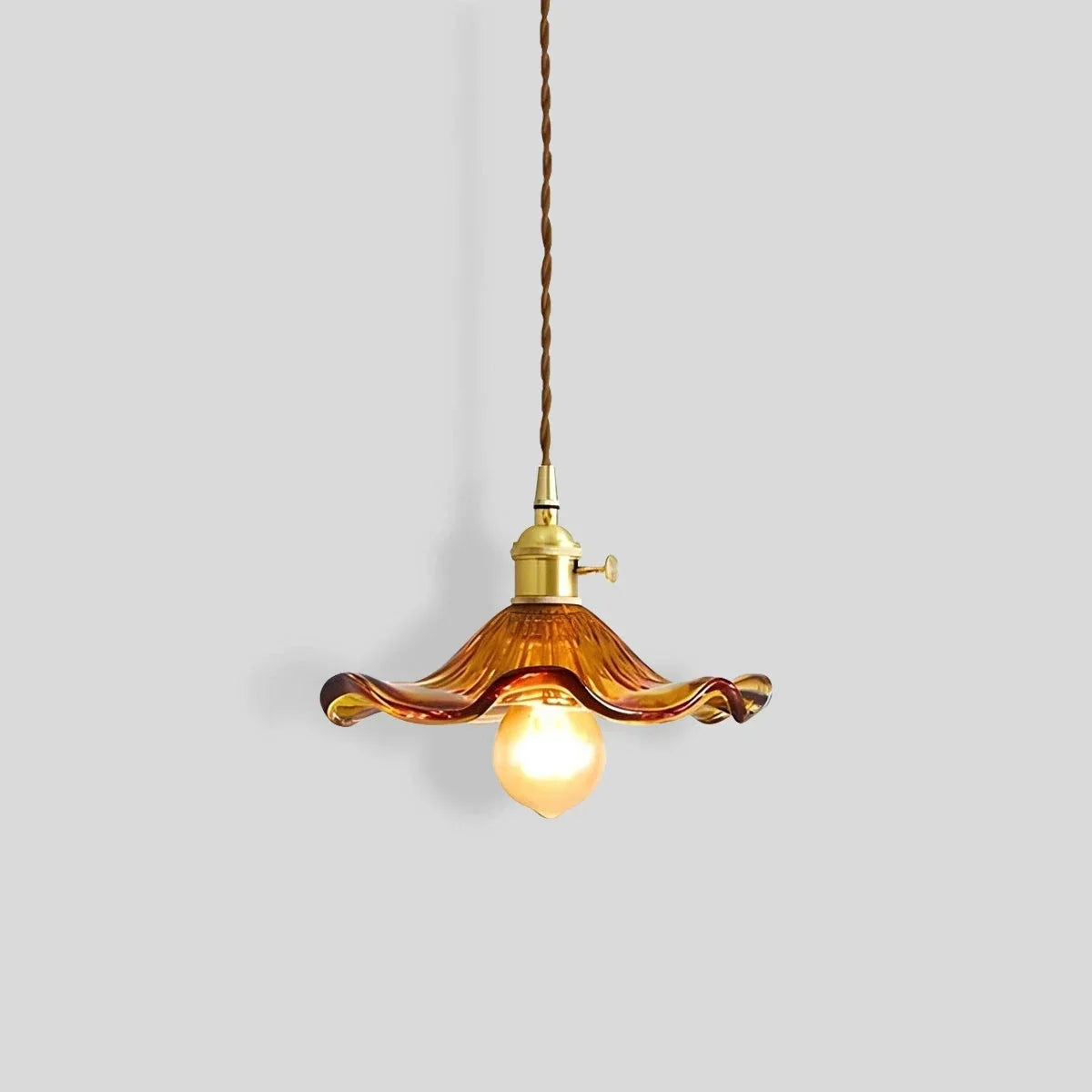 flairel Nordic Japanese Glass Chandelier for Living Room