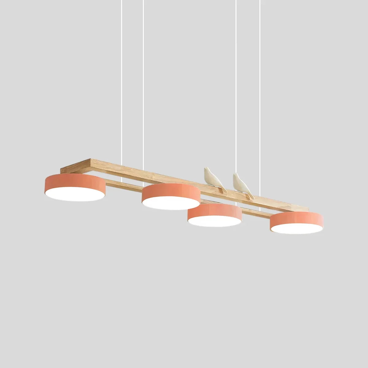 flairel Sienna Bird Long Chandelier for Dining Room