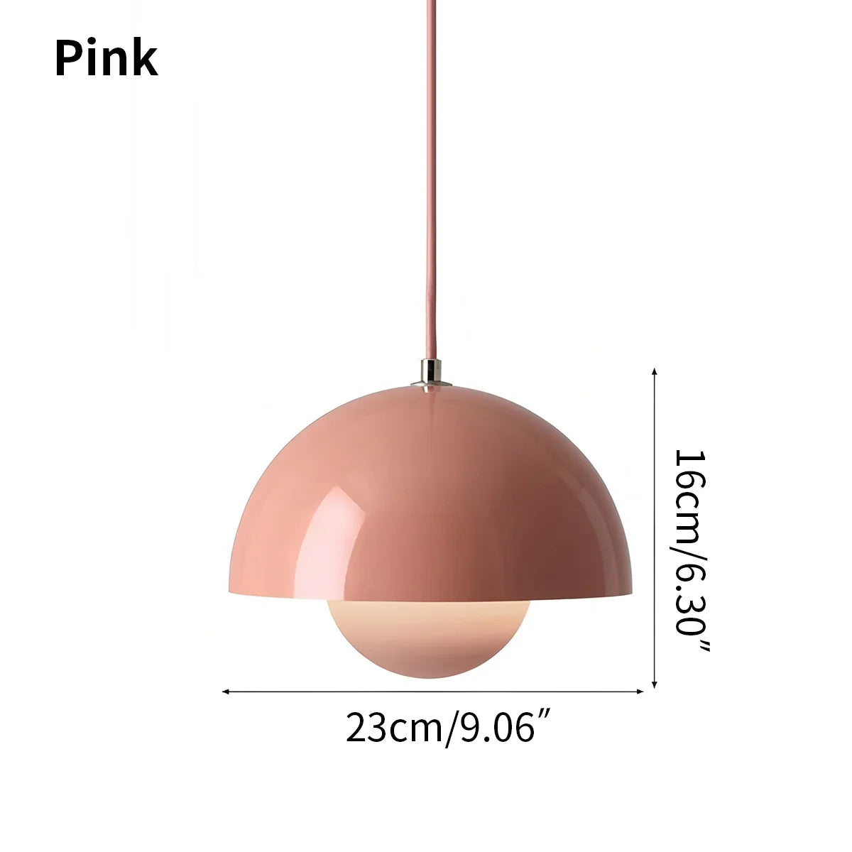flairel Nordic Colorful Flower Bud Pendant Light