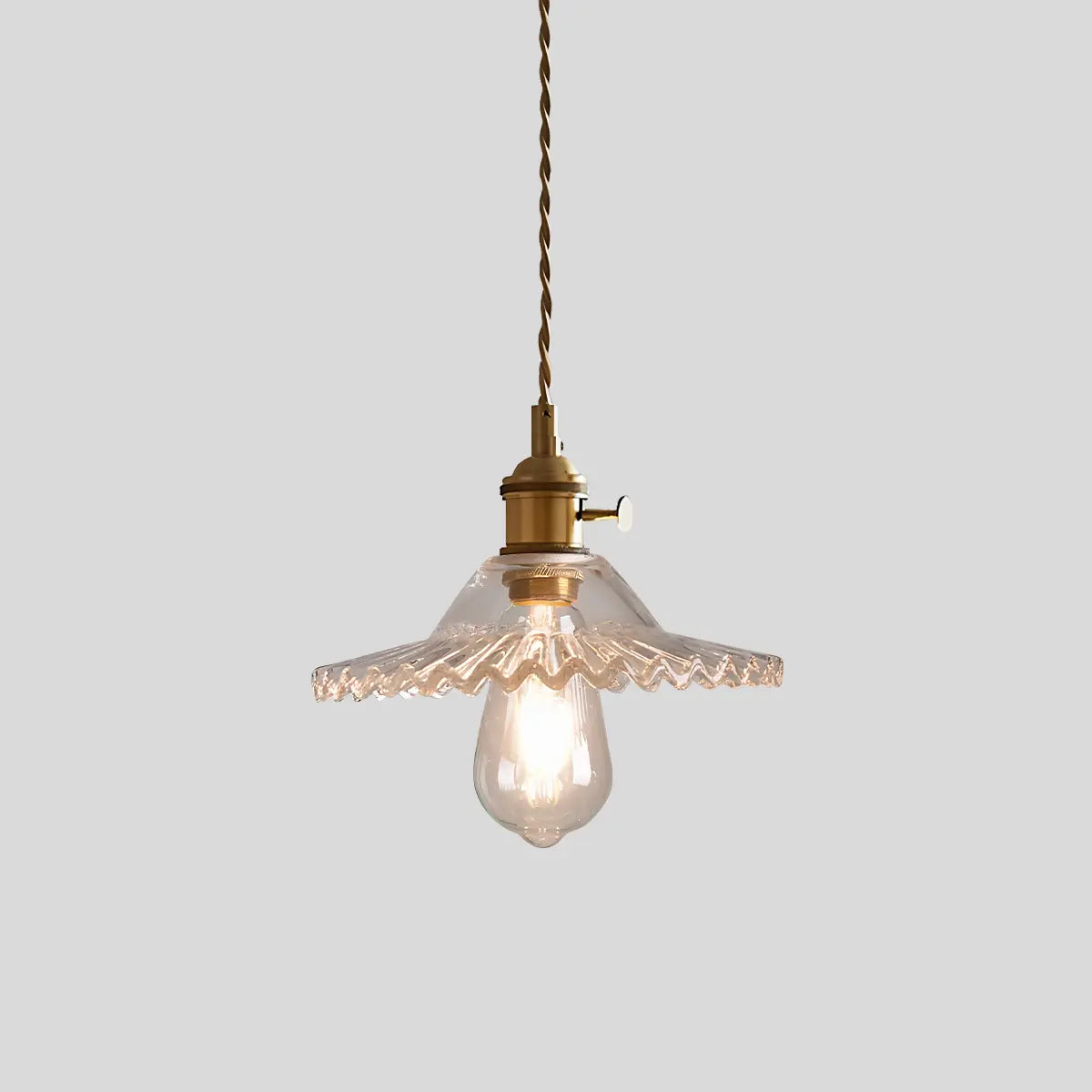 flairel Isabel Glass Pendant Light for Kitchen Island