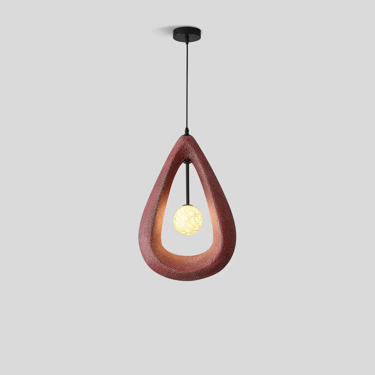flairel Contemporary Creative Teardrop Orb Pendant Light