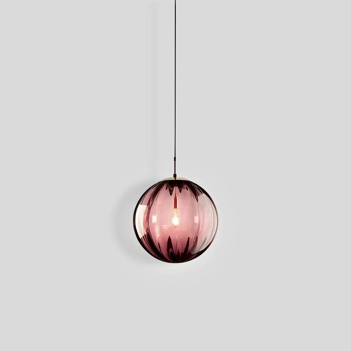 flairel Modern Nordic Water Pattern Glass Ball Pendant Light