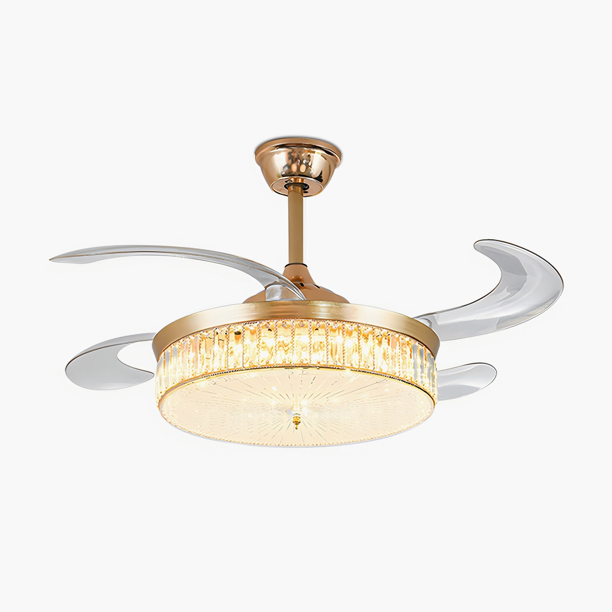 flairel Remote Hugger Ceiling Fan Light