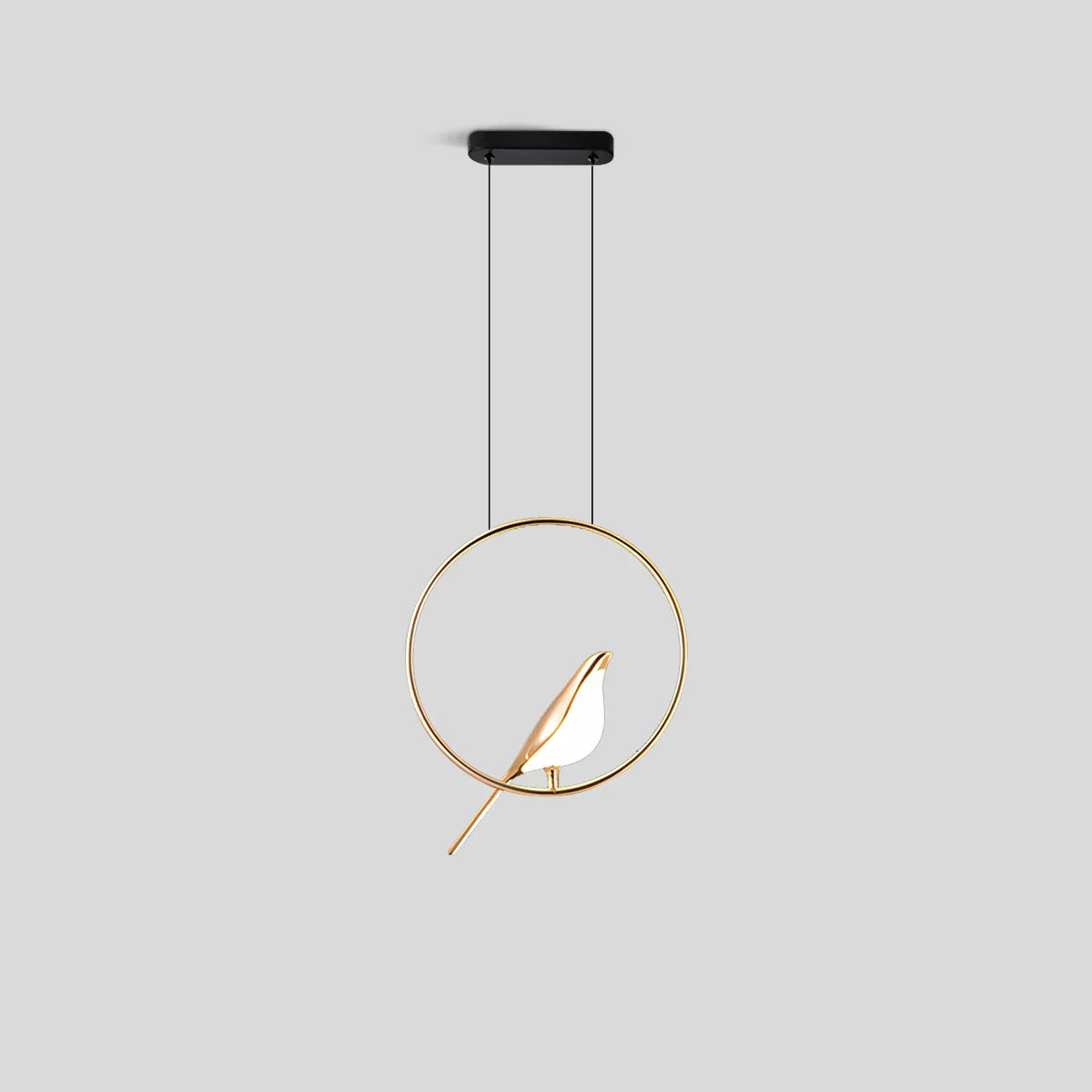 flairel Modern Gold Birds LED Chandelier