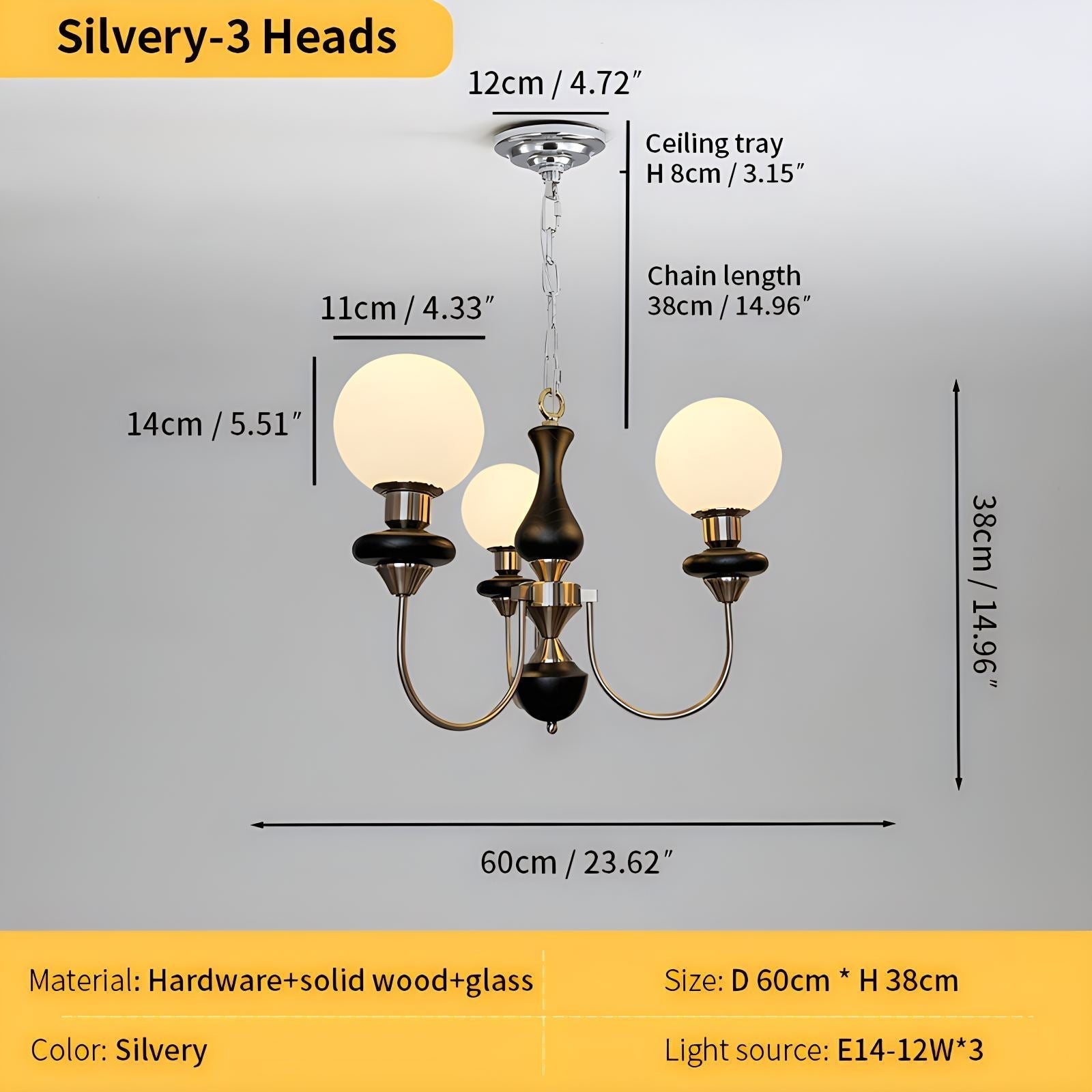 flairel Modern Luxury Metal Chandelier