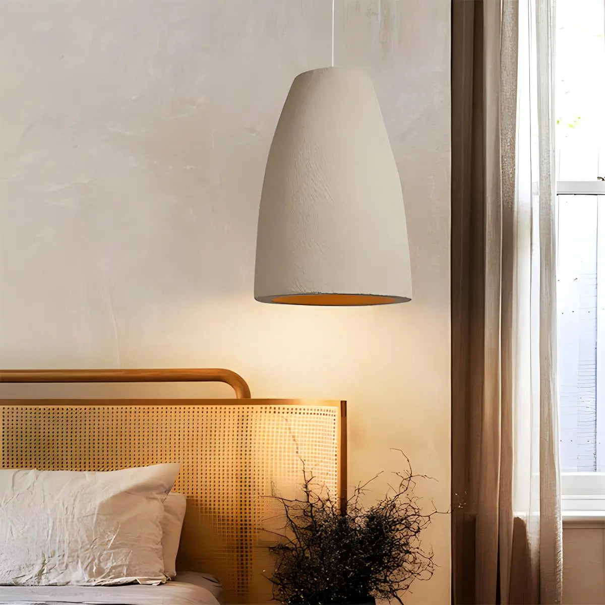 flairel Simple Gypsum Pendant Lights for Dining Room