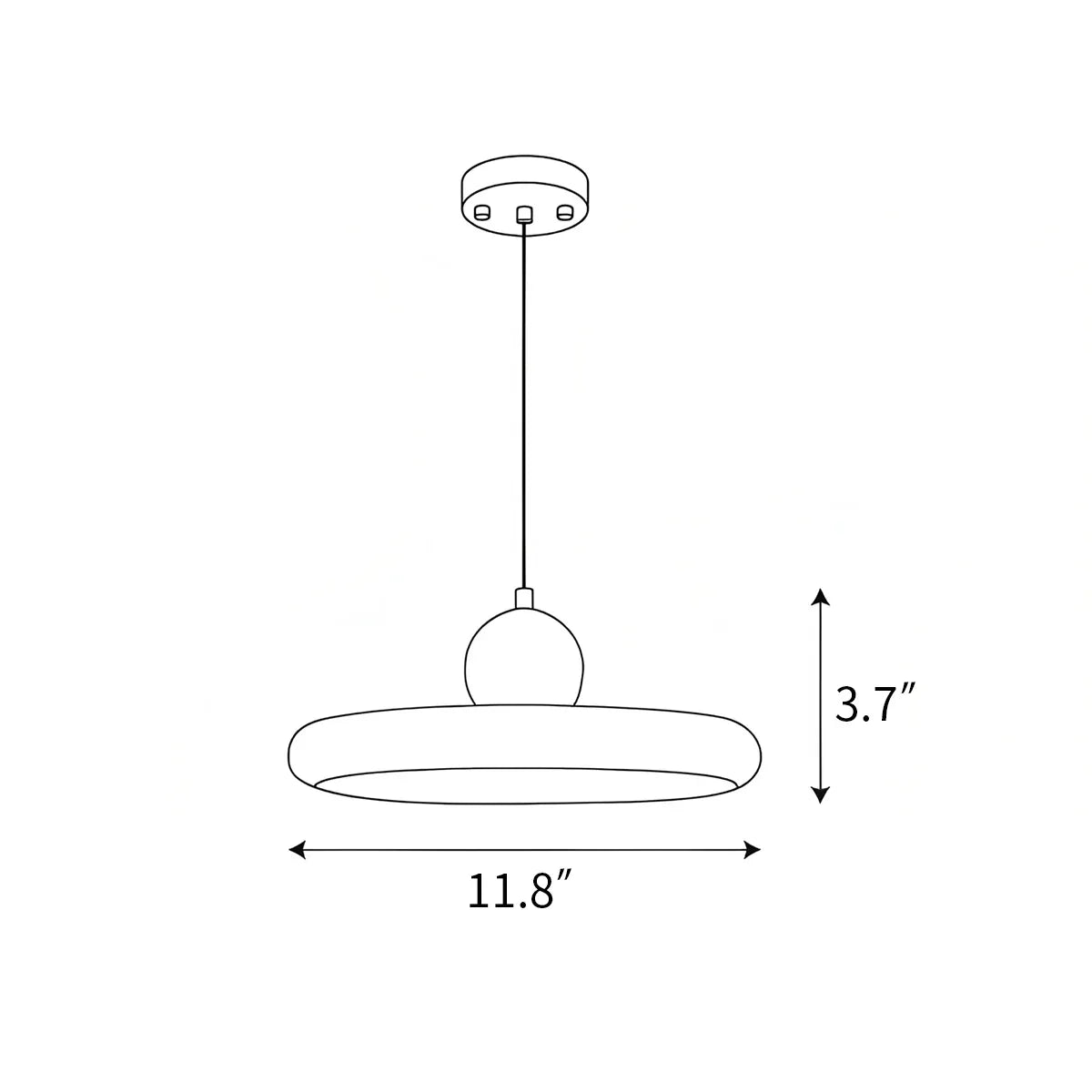 flairel Siyane Pendant Lamp for Dining Area