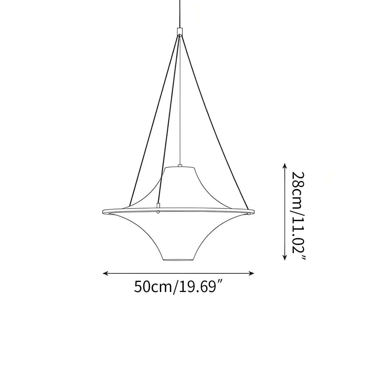 flairel Lokki Pendant Light for Dining Room