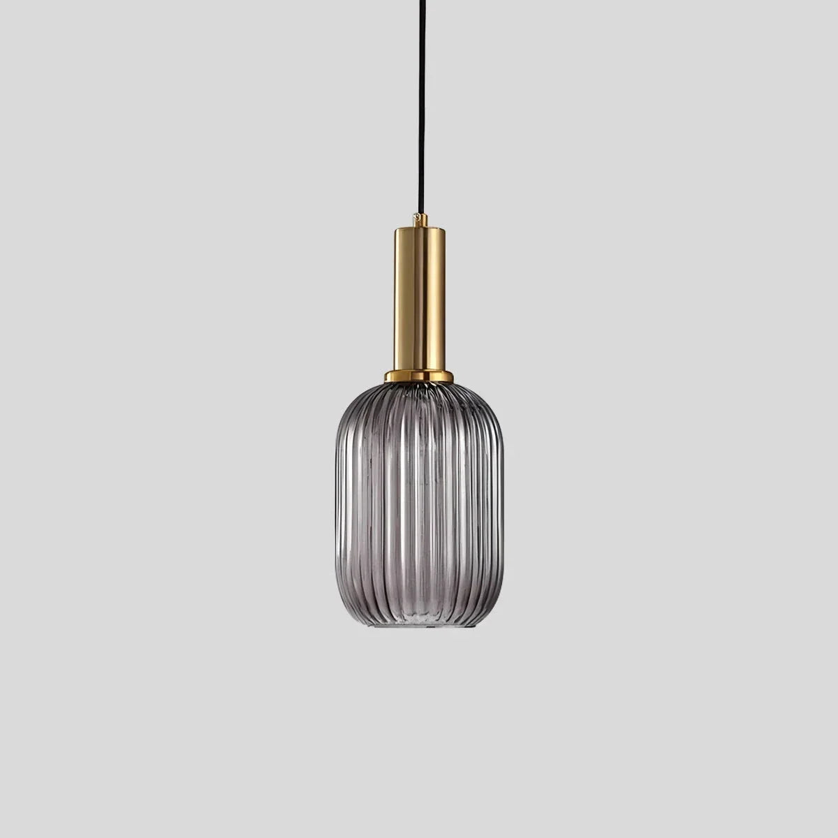 flairel Nordic Vintage Glass Striped Pendeant Light