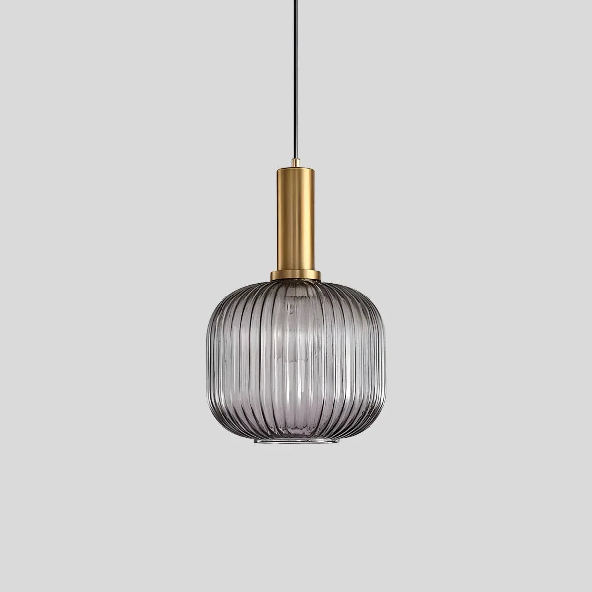flairel Nordic Vintage Glass Striped Pendeant Light
