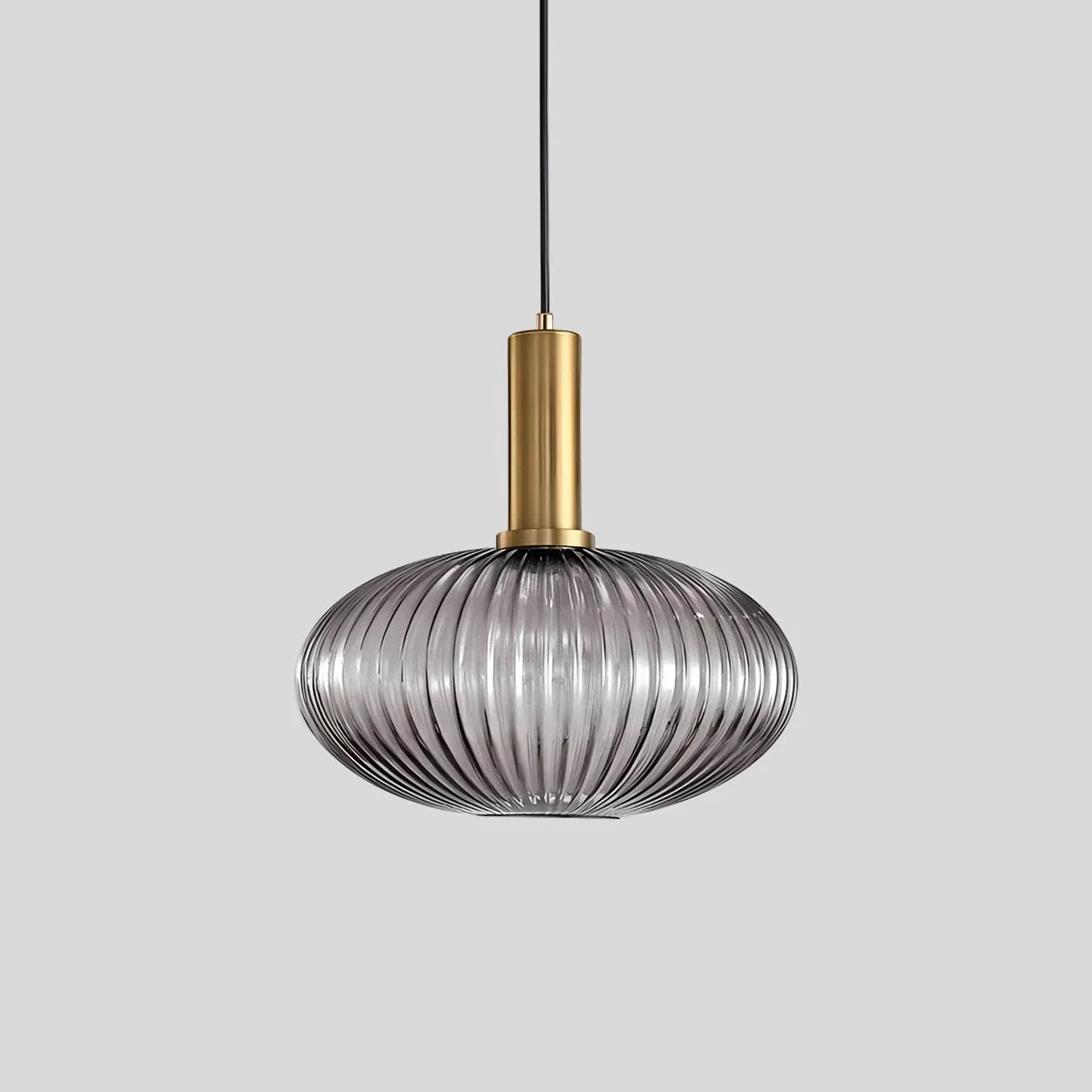 flairel Nordic Vintage Glass Striped Pendeant Light