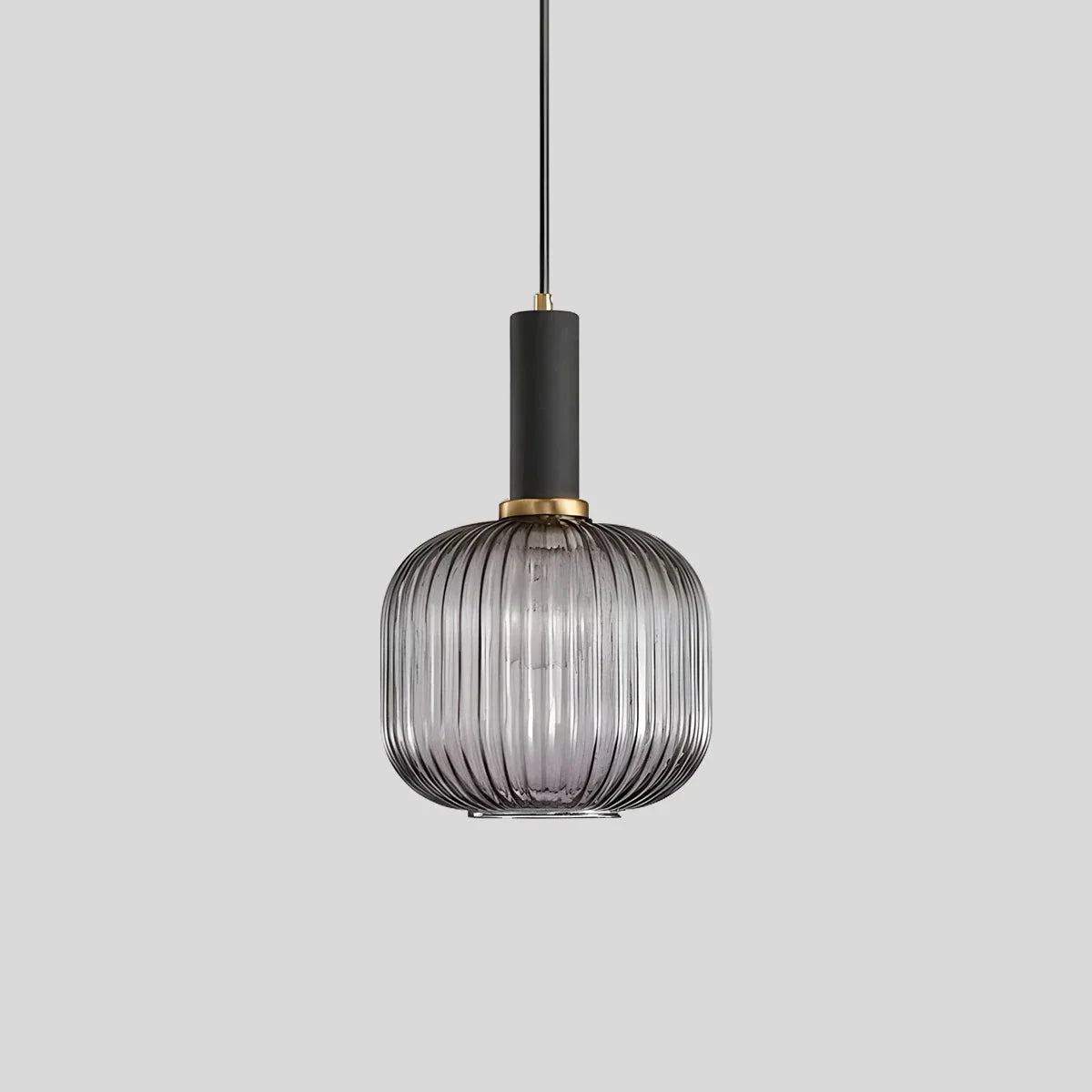 flairel Nordic Vintage Glass Striped Pendeant Light