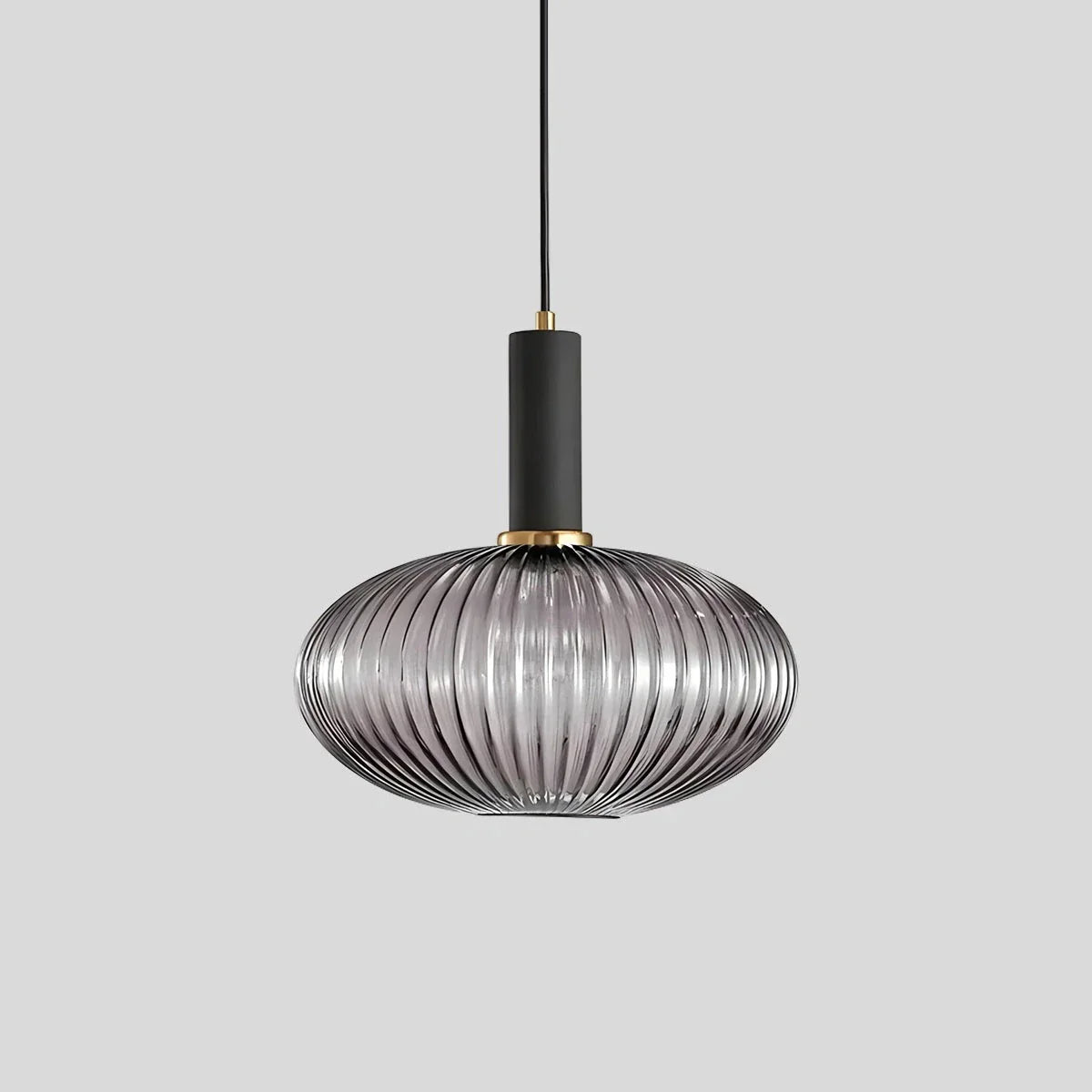 flairel Nordic Vintage Glass Striped Pendeant Light