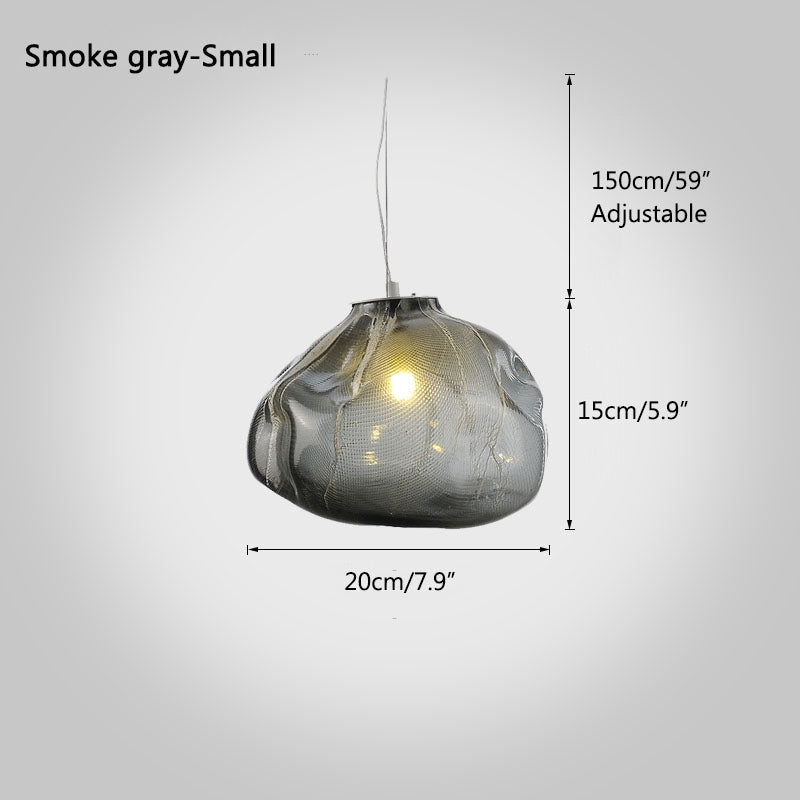 flairel Light Luxury Cloud Shape Glass Pendant Light