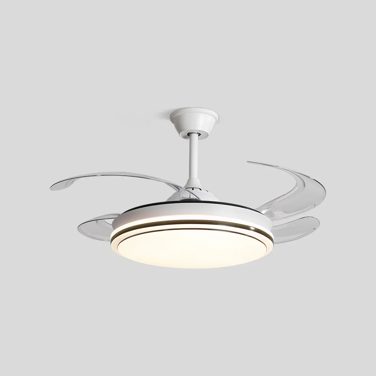 flairel Modern Remote Control Ceiling Fan with LED Light