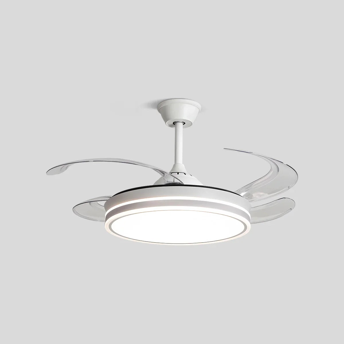 flairel Modern Ceiling Fan with LED Light & Remote Control