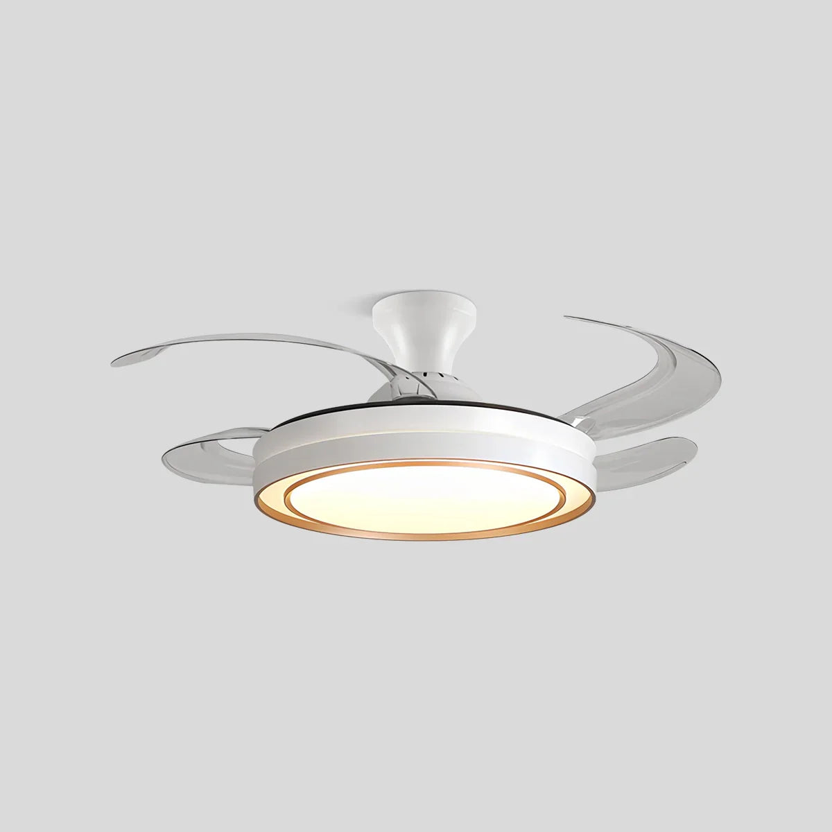 flairel Modern Round Ceiling Fan Light with Remote Control