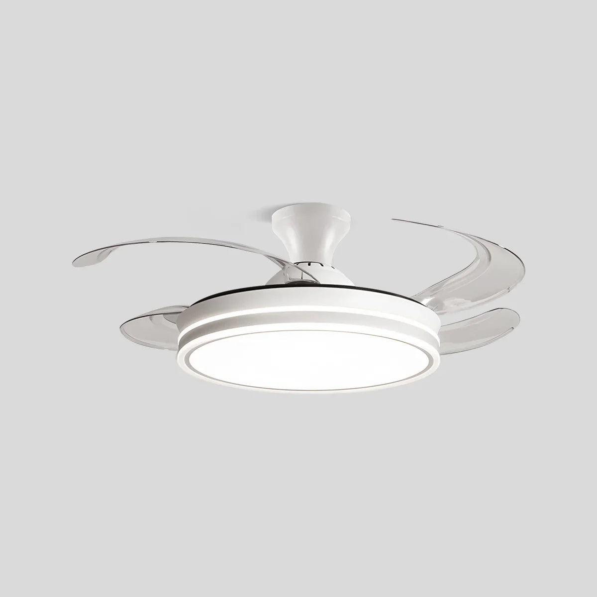 flairel Modern Ceiling Fan with LED Light & Remote Control
