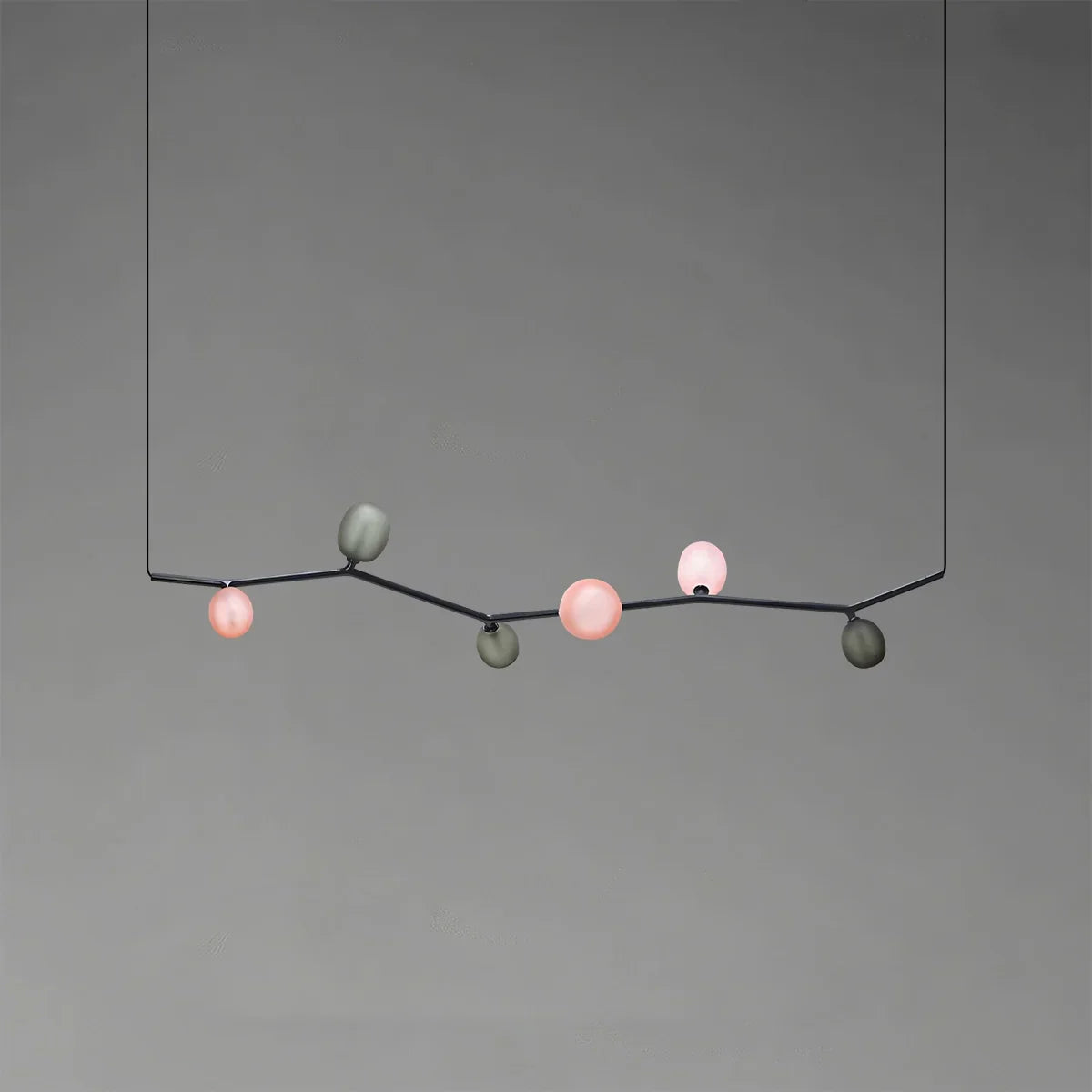 flairel Nordic Creative Tree Branch Glass Chandelier