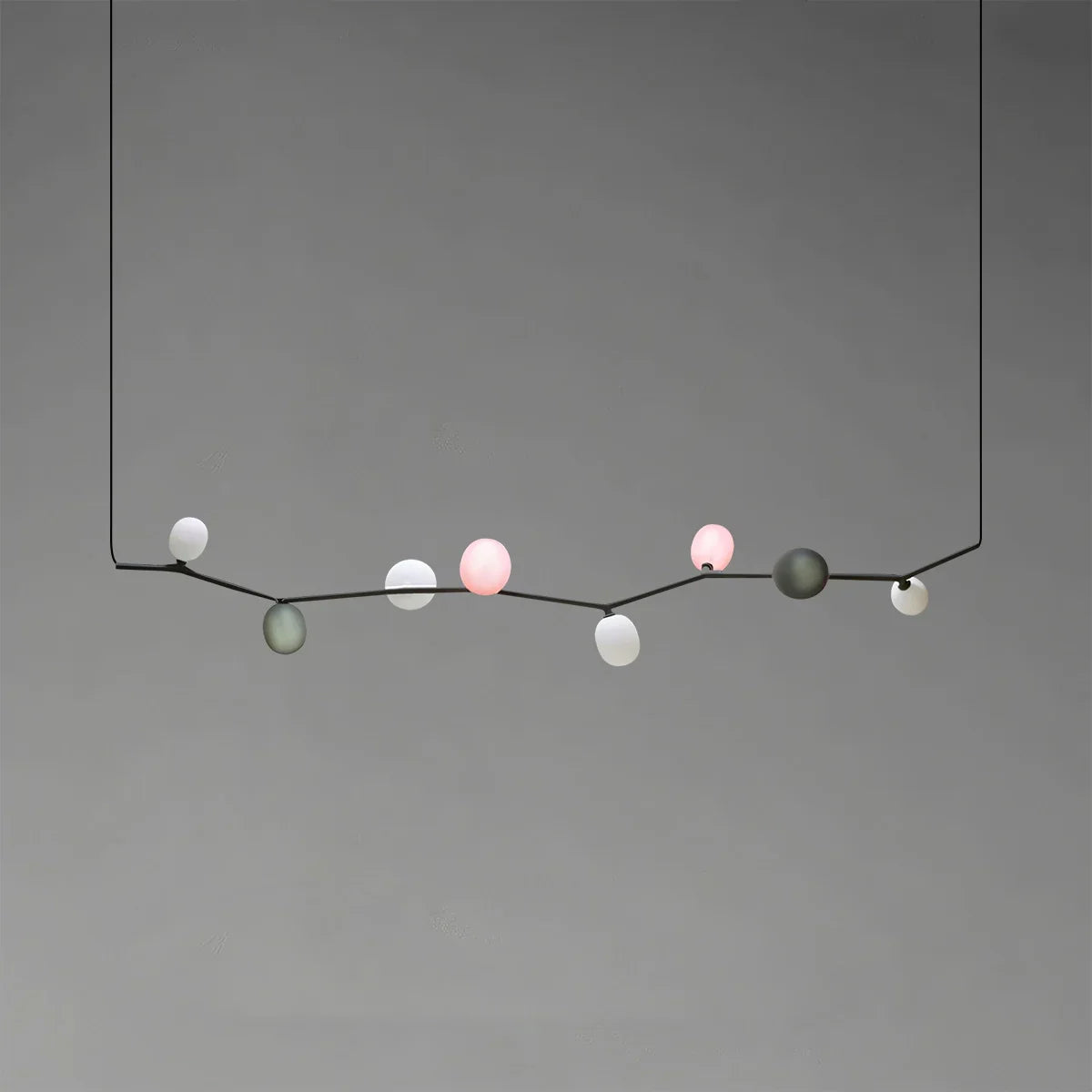 flairel Nordic Creative Tree Branch Glass Chandelier