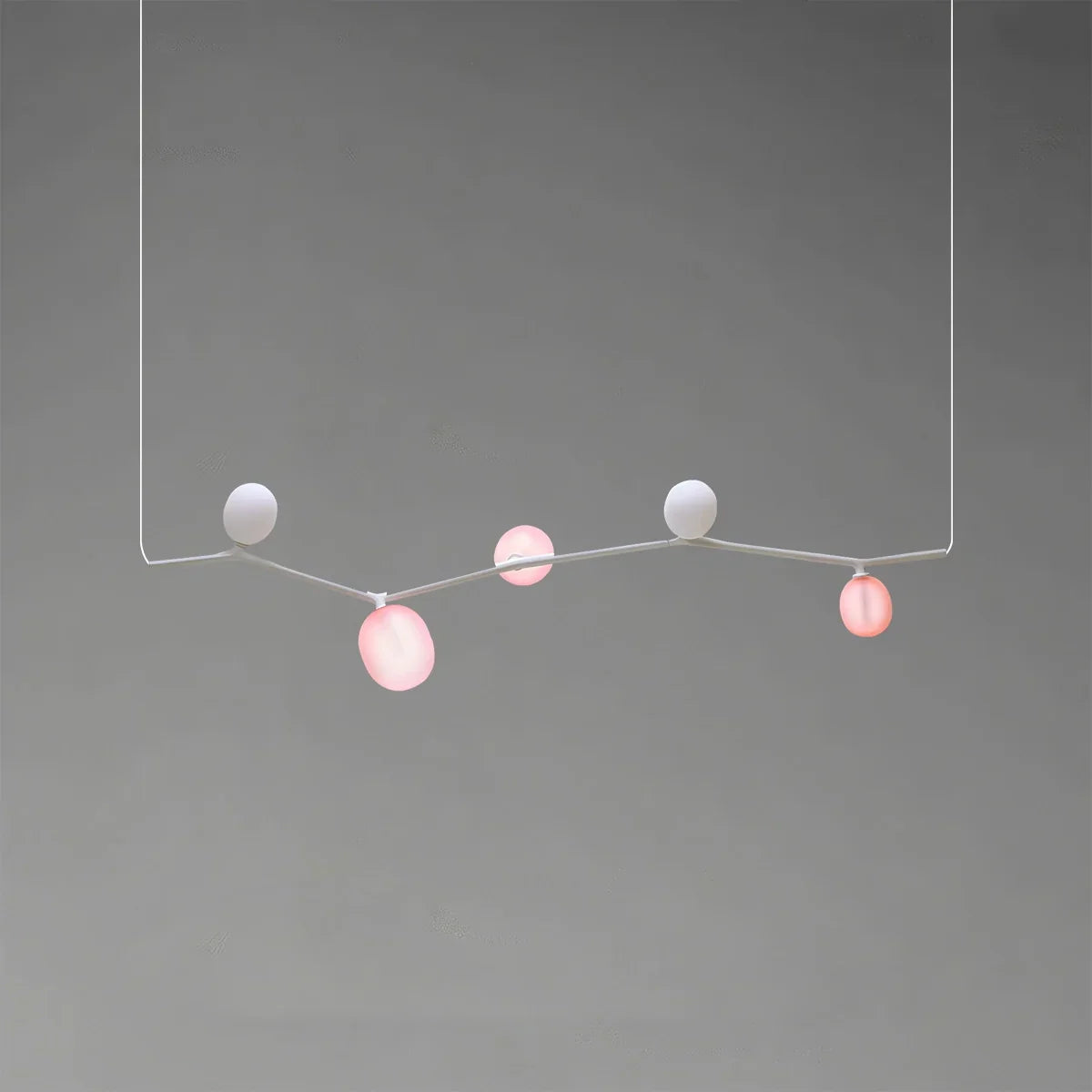flairel Nordic Creative Tree Branch Glass Chandelier