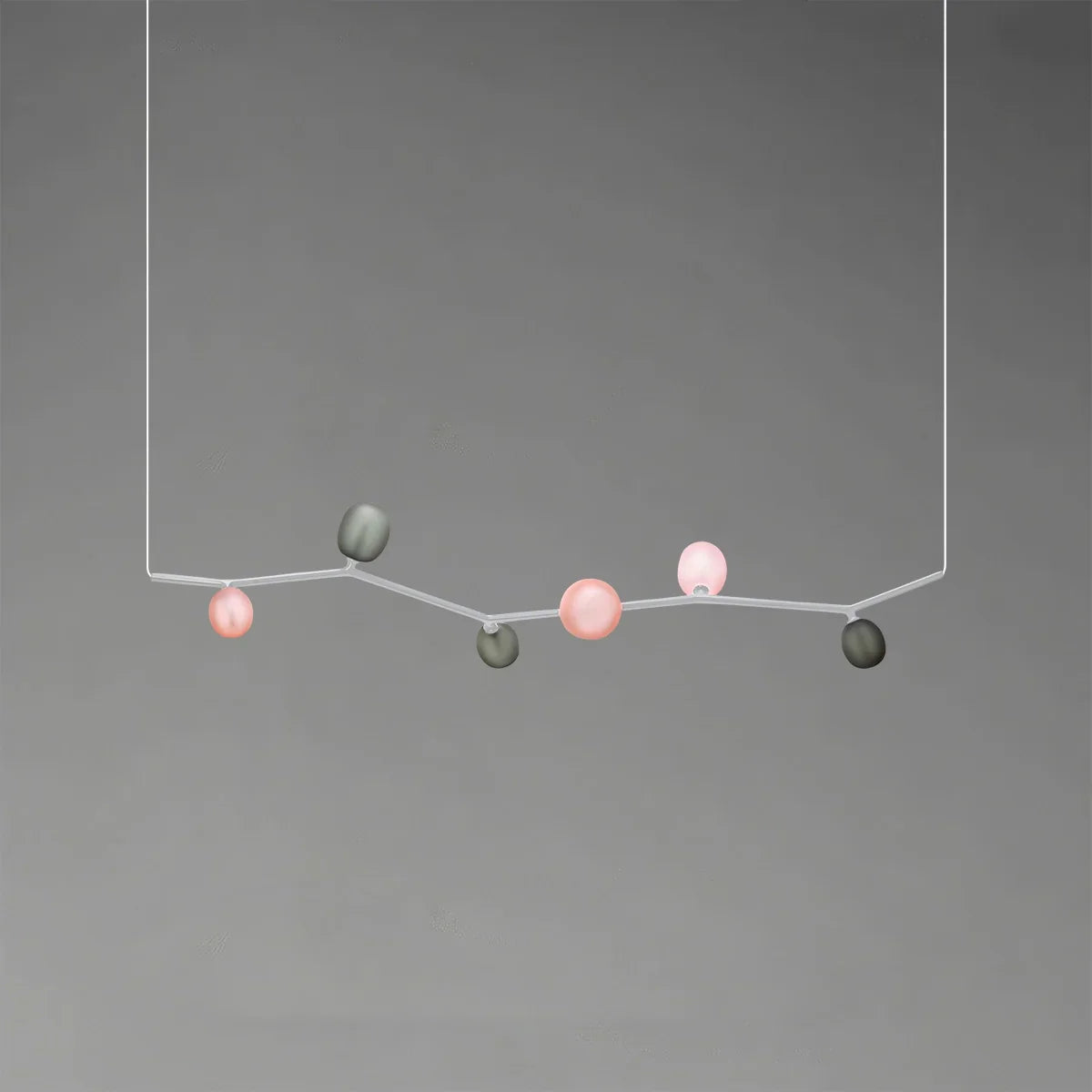 flairel Nordic Creative Tree Branch Glass Chandelier