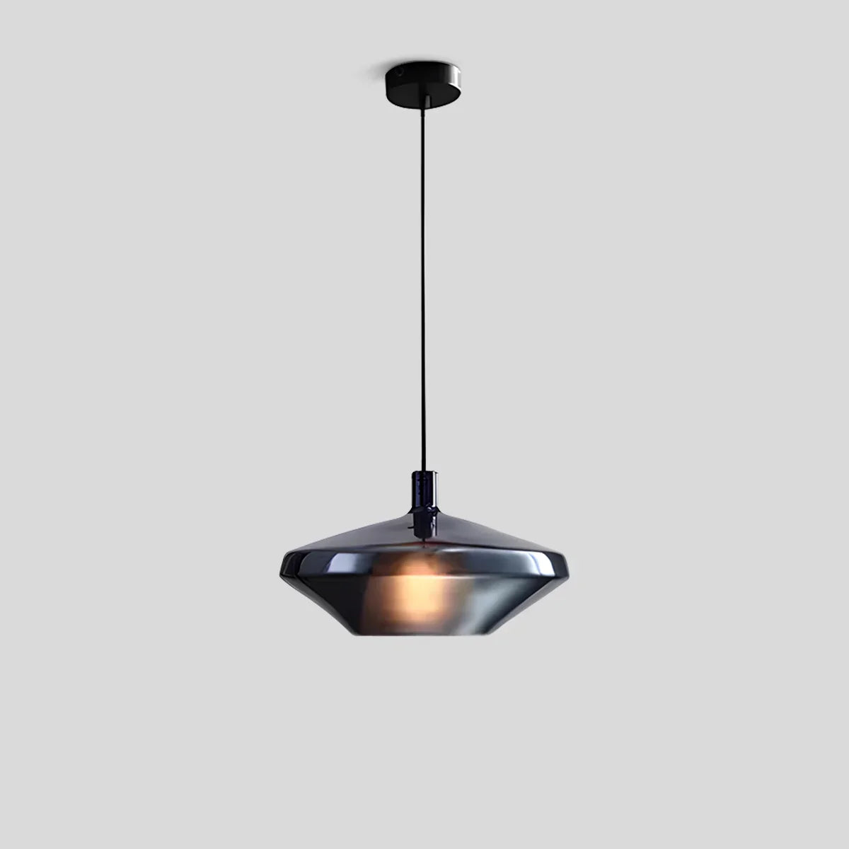 flairel Modern Minimalist LED Glass Pendant Light for Kitchen
