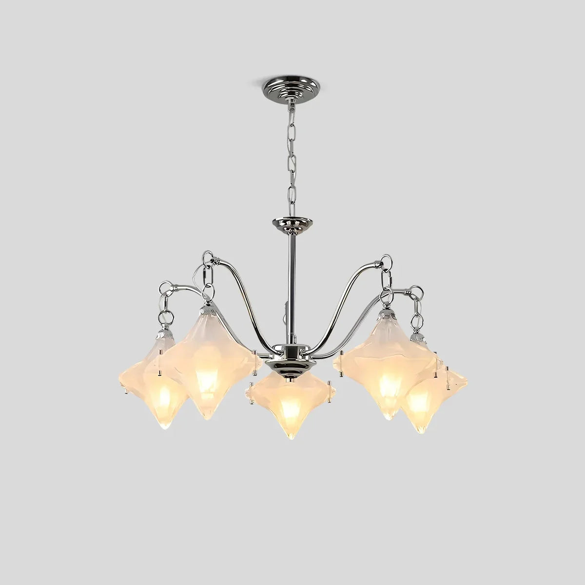 flairel Sylume Star-Shaped Chandelier for Living Room