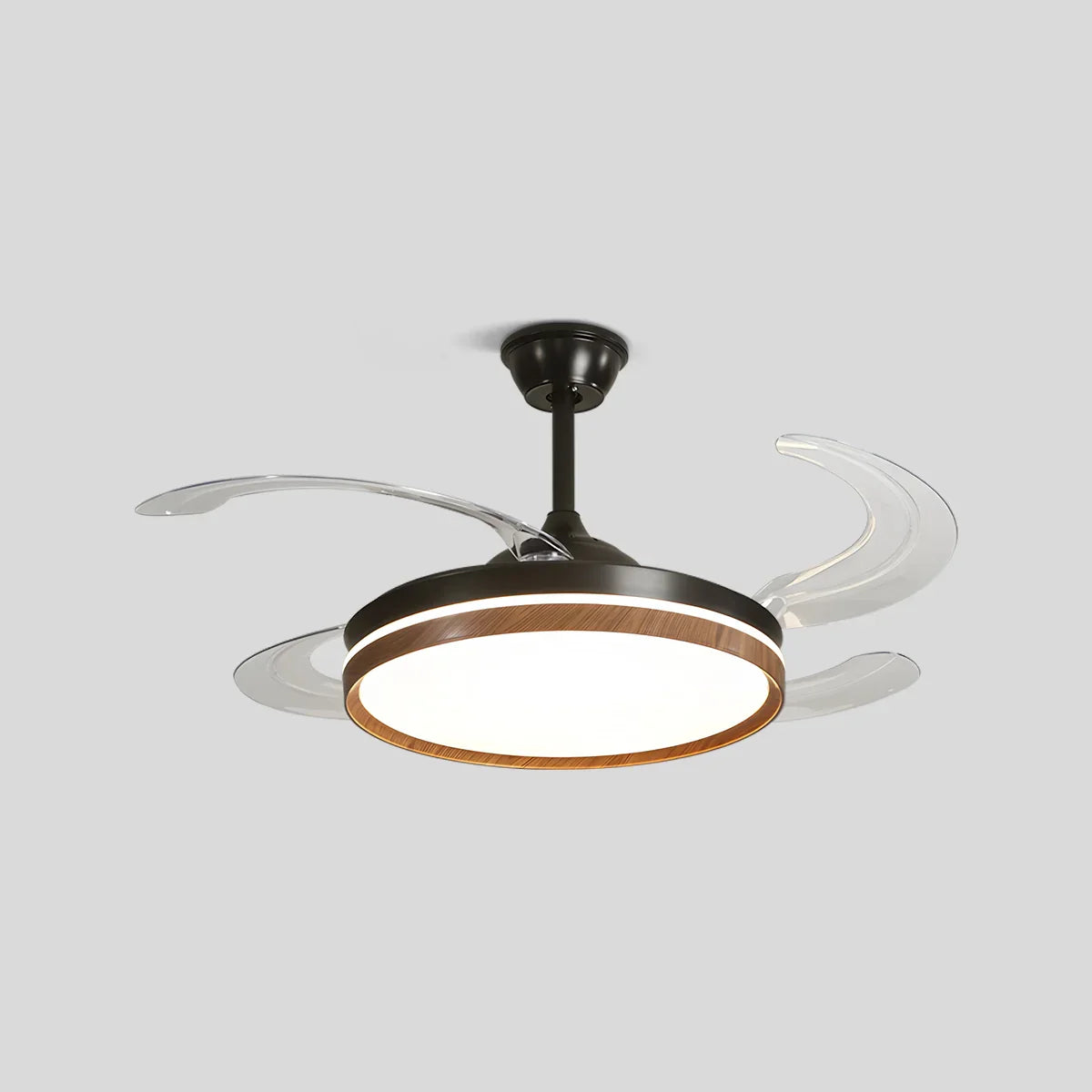 flairel Retractable Blade Ceiling Fan with Light