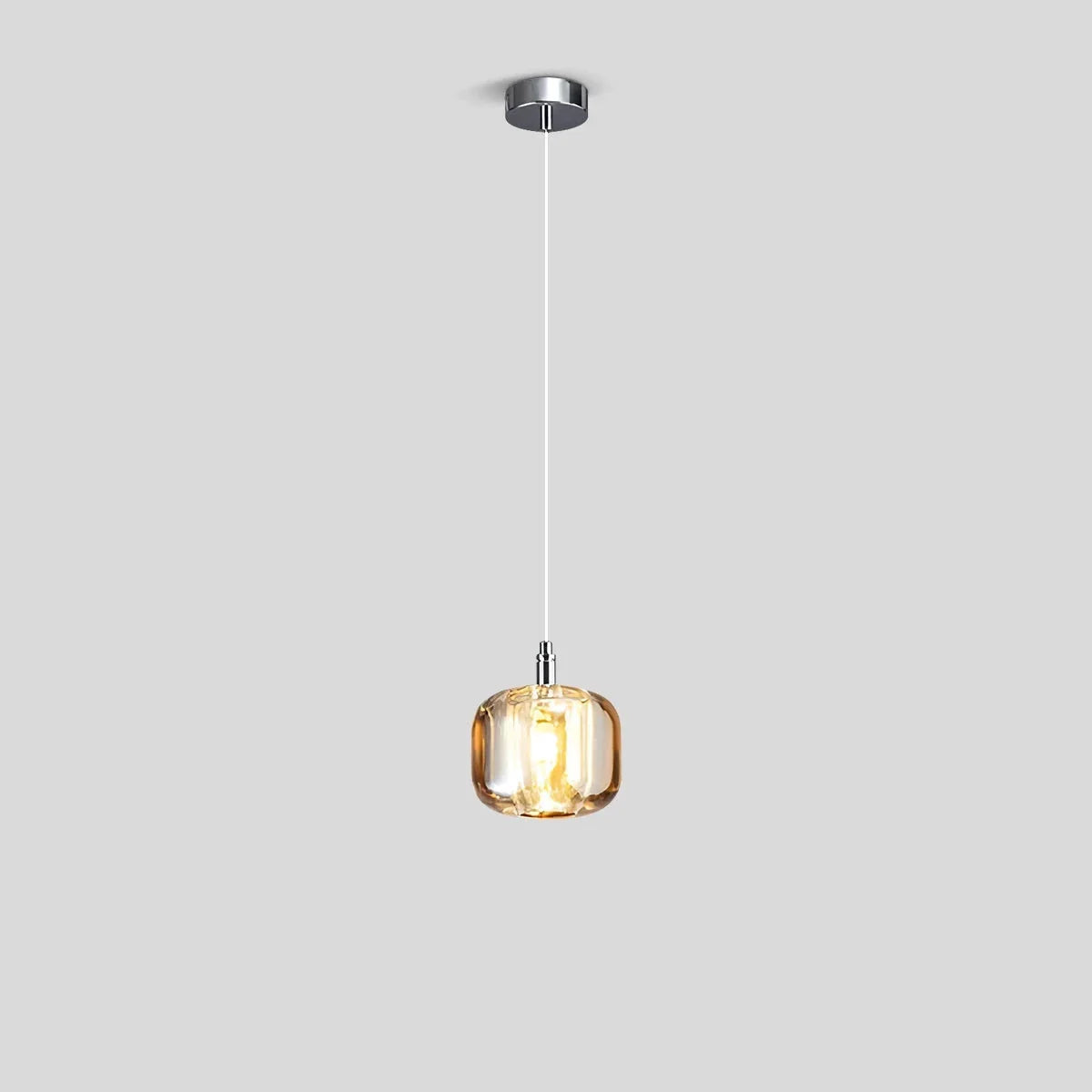 flairel Colored Glass Multi Pendant Chandelier
