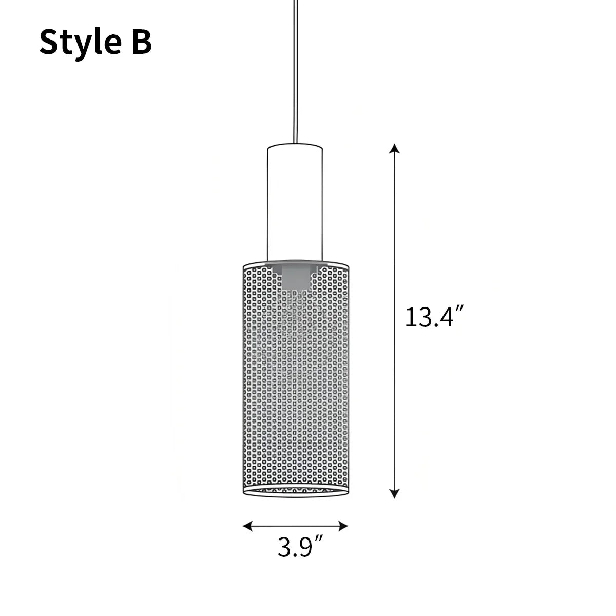 flairel Concrete Industry Pendant Lamp for Kitchen