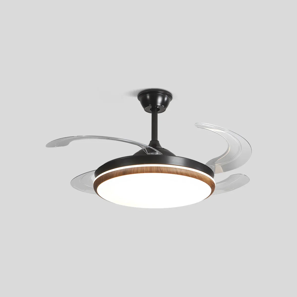 flairel Retractable Blade Ceiling Fan with Light