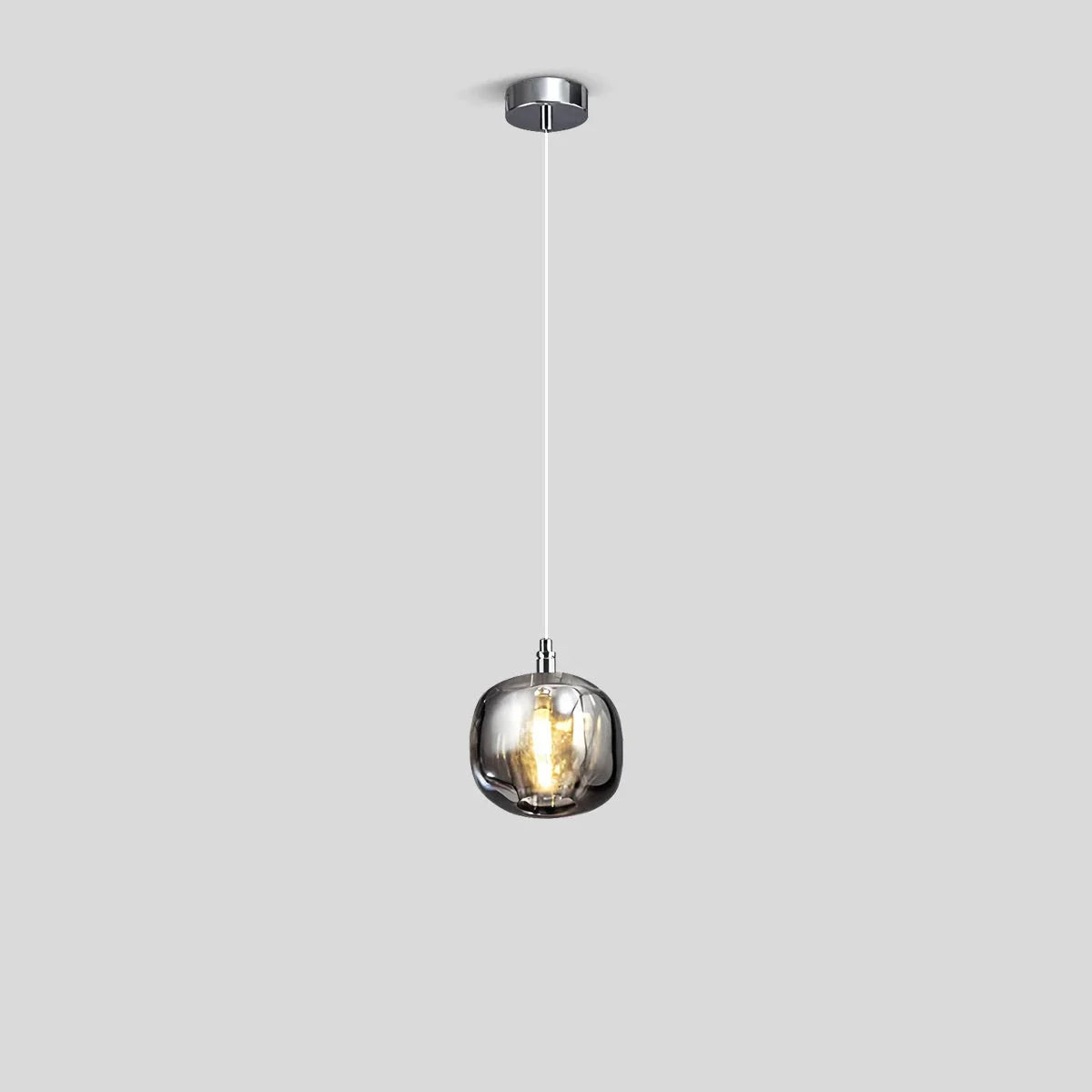 flairel Colored Glass Multi Pendant Chandelier