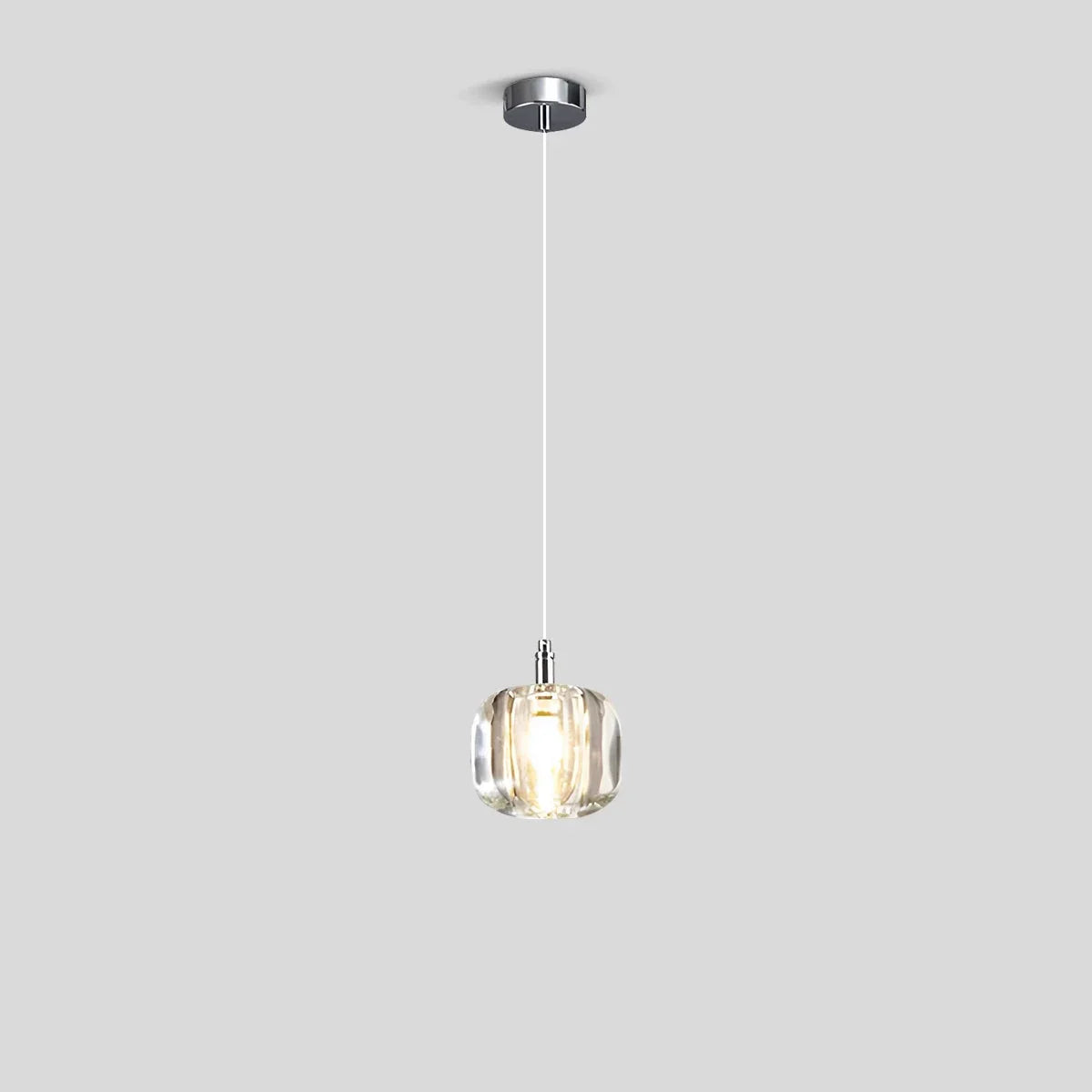 flairel Colored Glass Multi Pendant Chandelier