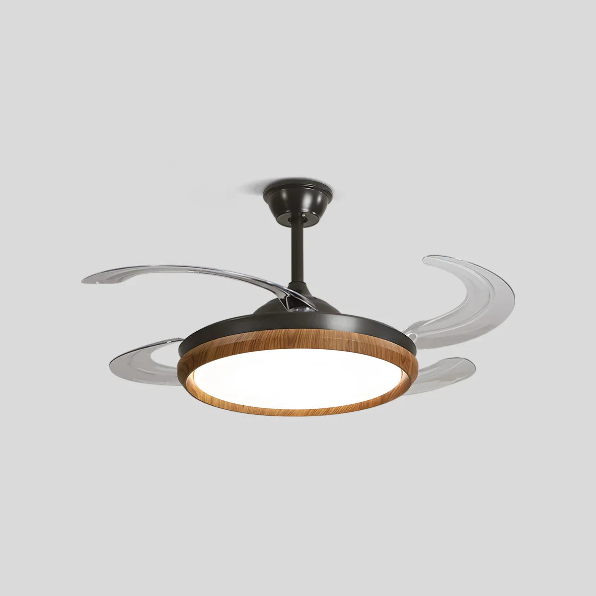 flairel Retractable Blade Ceiling Fan with Light