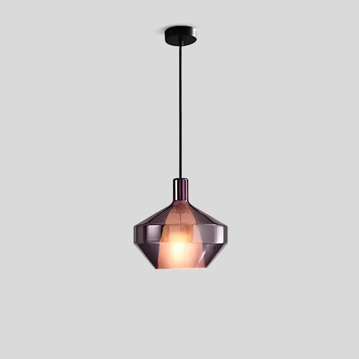flairel Modern Minimalist LED Glass Pendant Light for Kitchen