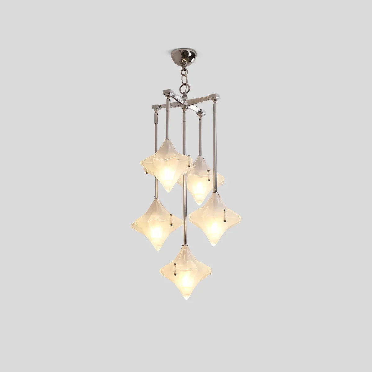 flairel Sylume Star-Shaped Chandelier for Living Room