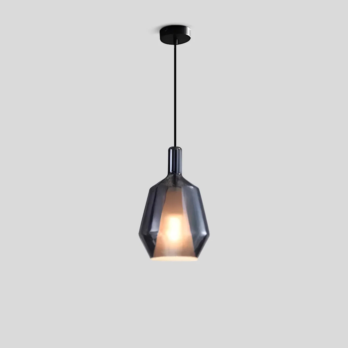 flairel Modern Minimalist LED Glass Pendant Light for Kitchen