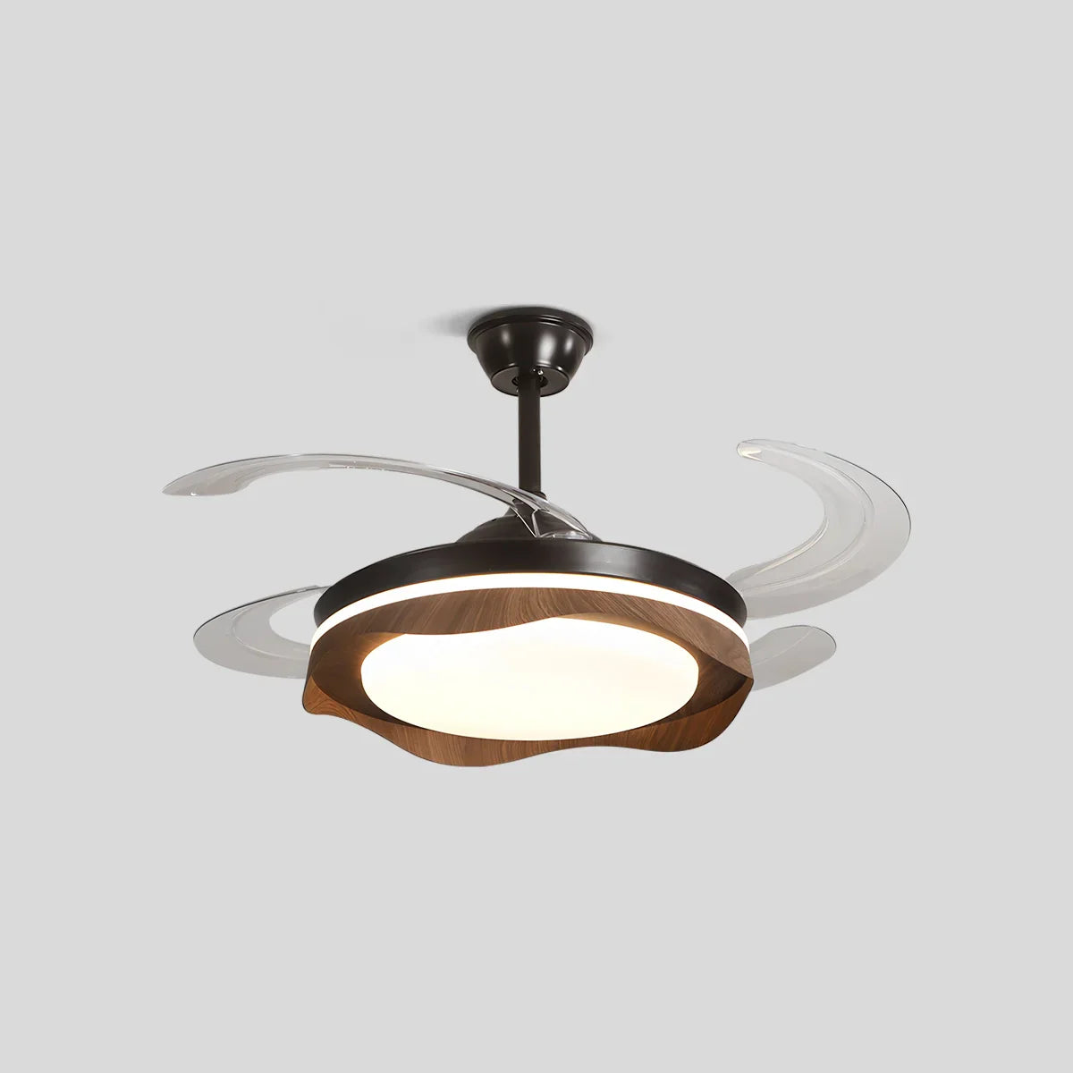 flairel Retractable Blade Ceiling Fan with Light