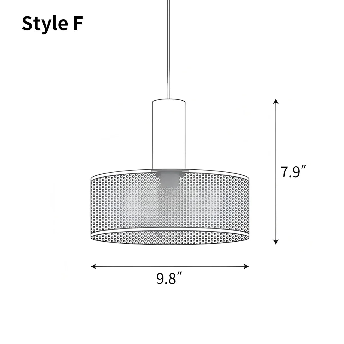 flairel Concrete Industry Pendant Lamp for Kitchen