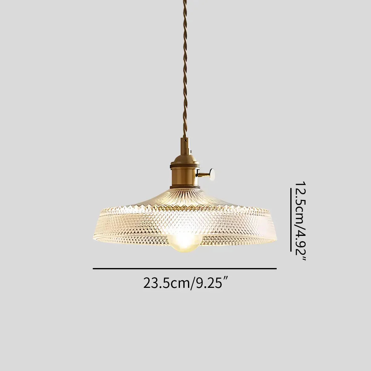 flairel Isabel Glass Pendant Light for Kitchen Island