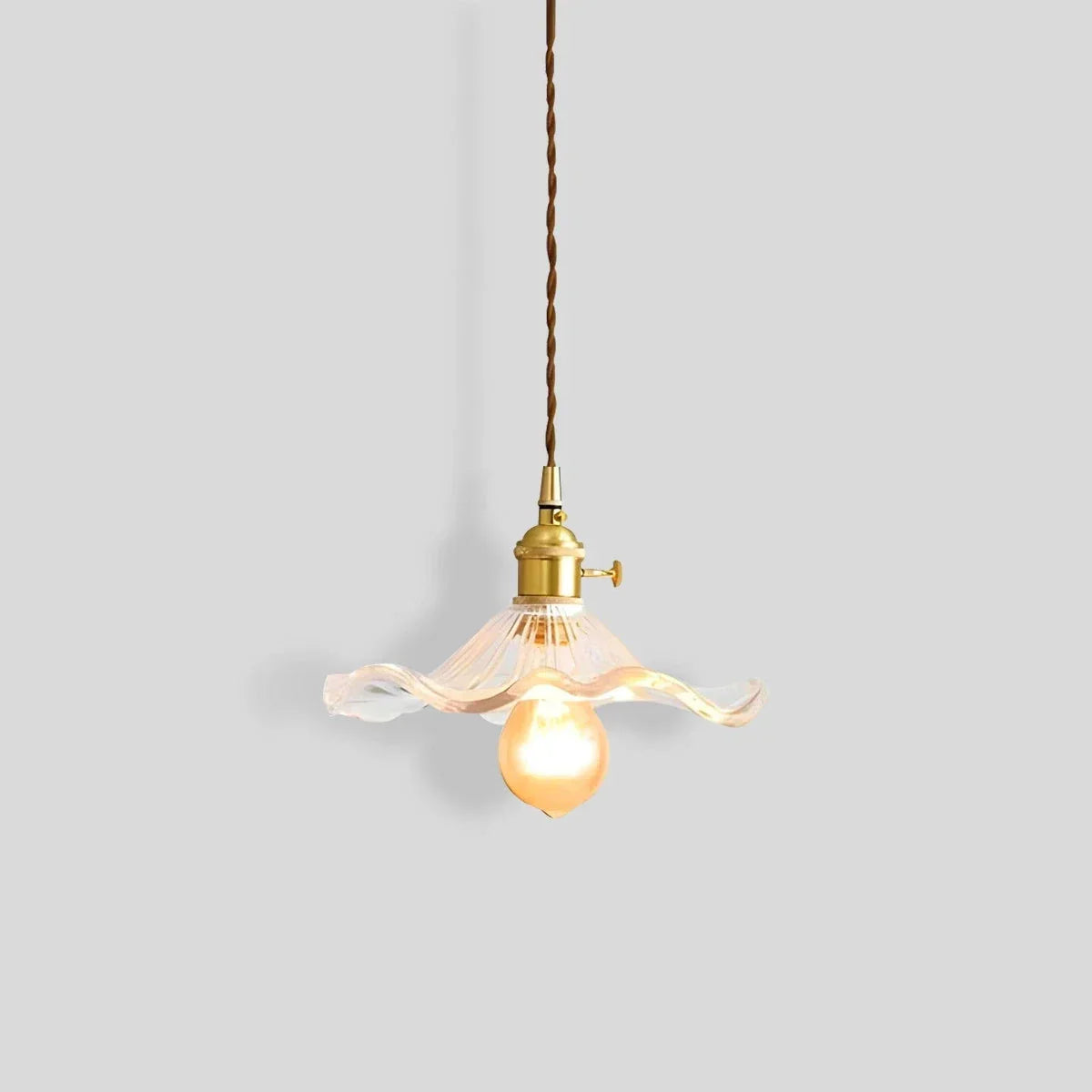 flairel Nordic Japanese Glass Chandelier for Living Room