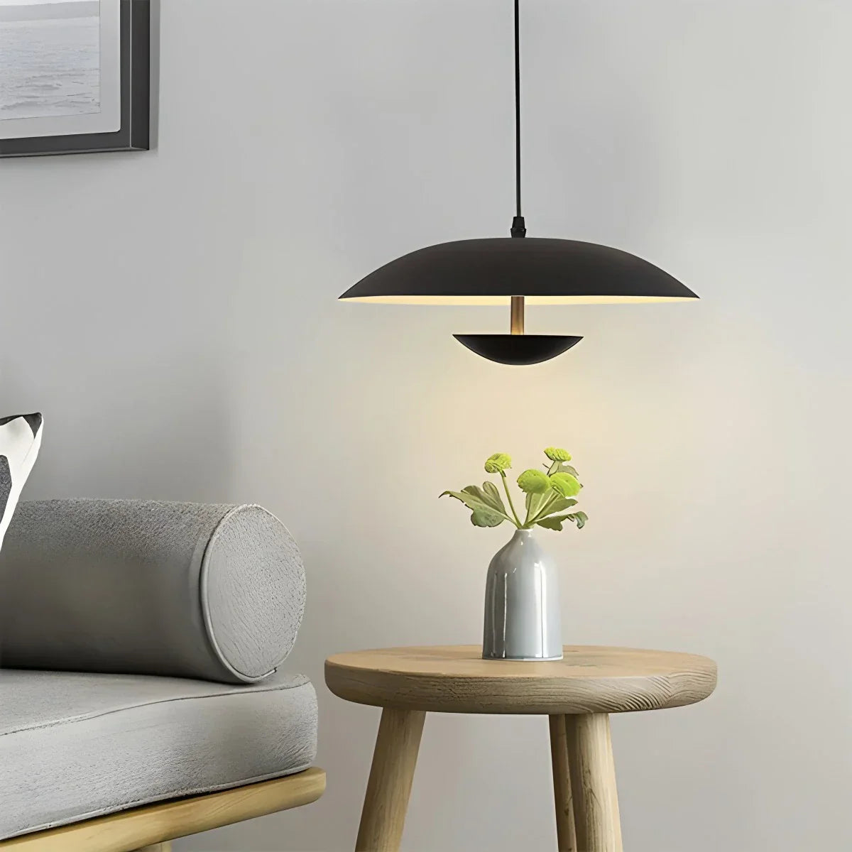 flairel UFO Wrought Iron Pendeant Light for Living Room
