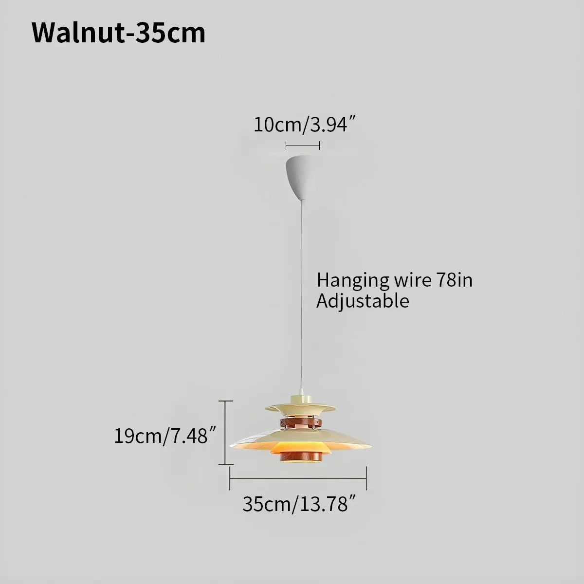 flairel Mercero UFO Pendant Light for kitchen Dining Area