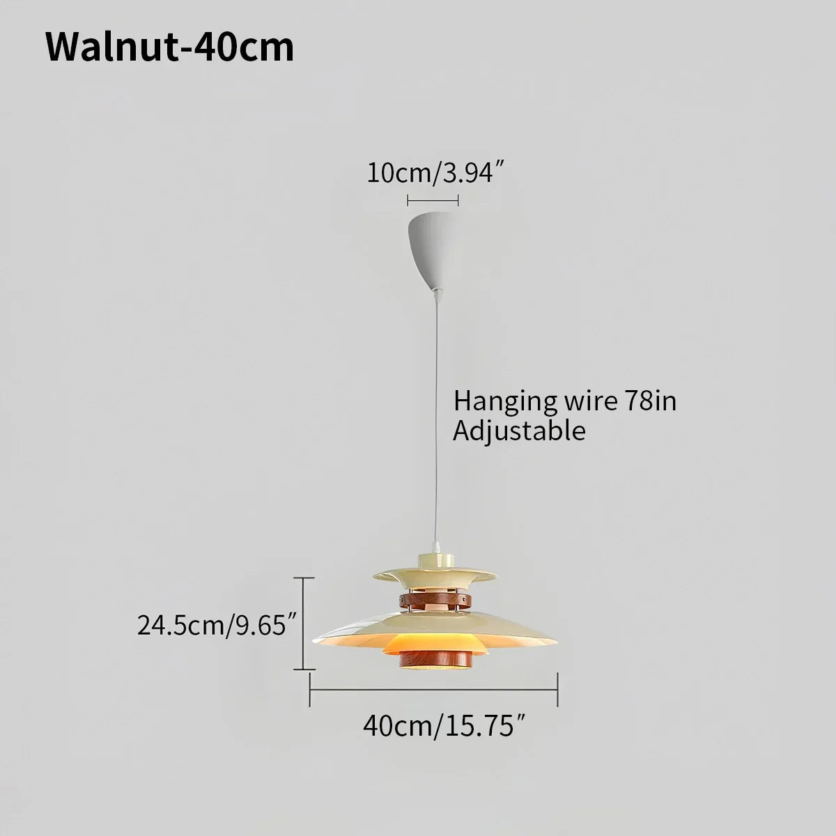flairel Mercero UFO Pendant Light for kitchen Dining Area