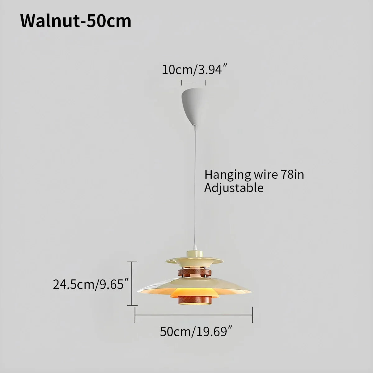 flairel Mercero UFO Pendant Light for kitchen Dining Area