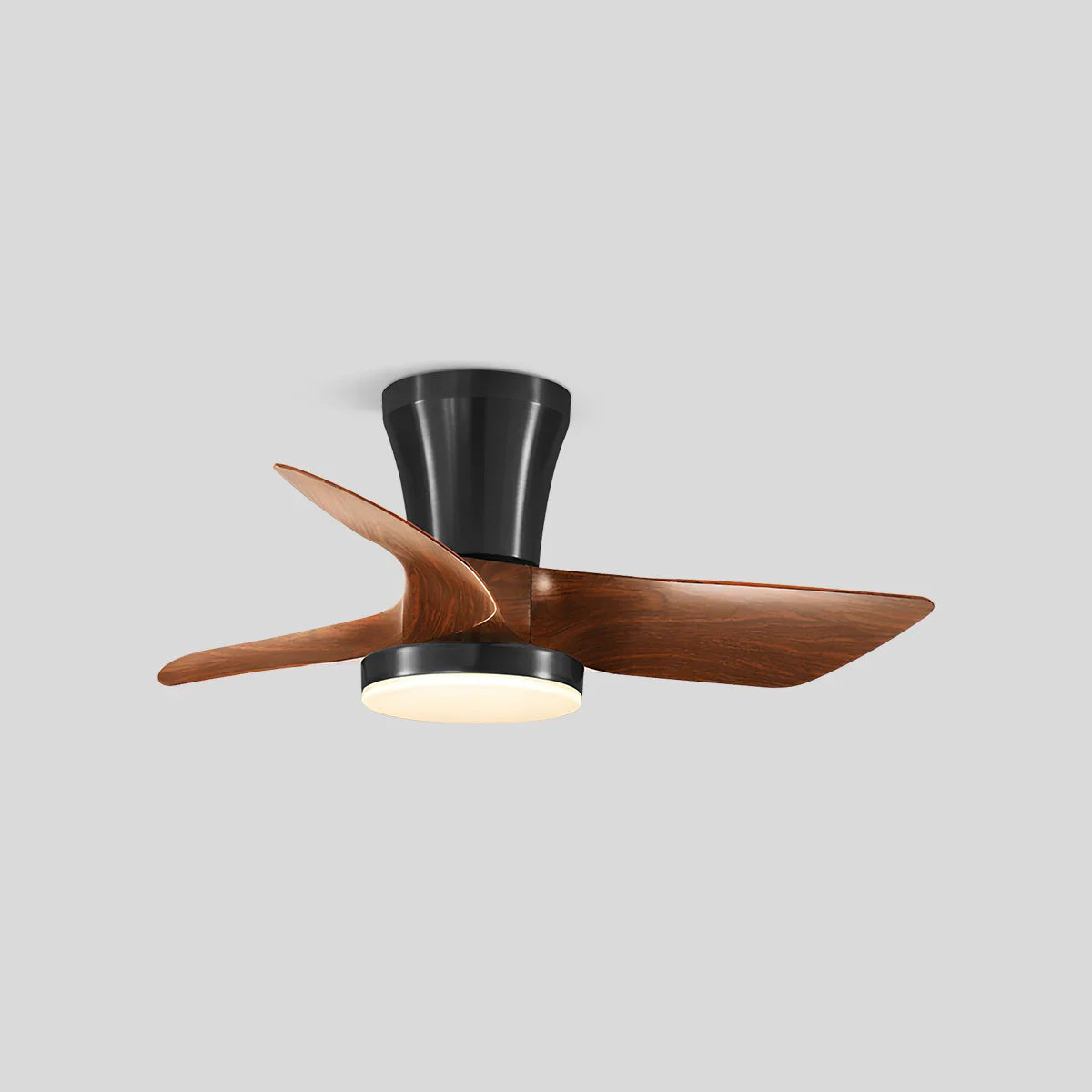 flairel Nordic LED Ceiling Fan with Light for Living Room